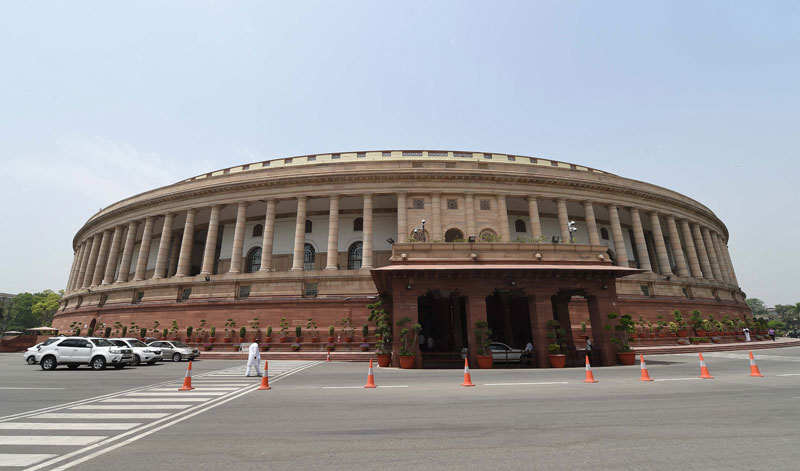 Indian parliament during 2015 Budget session