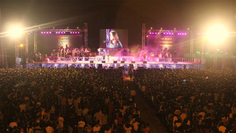 One of the events run by the company - Myanmar Countdown 2013. Photo: Index Creative Village Plc