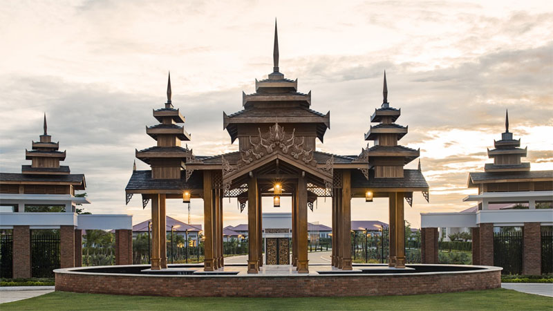 The entrance to Kempinski Hotel, Nay Pyi Taw. Photo: Kempinski