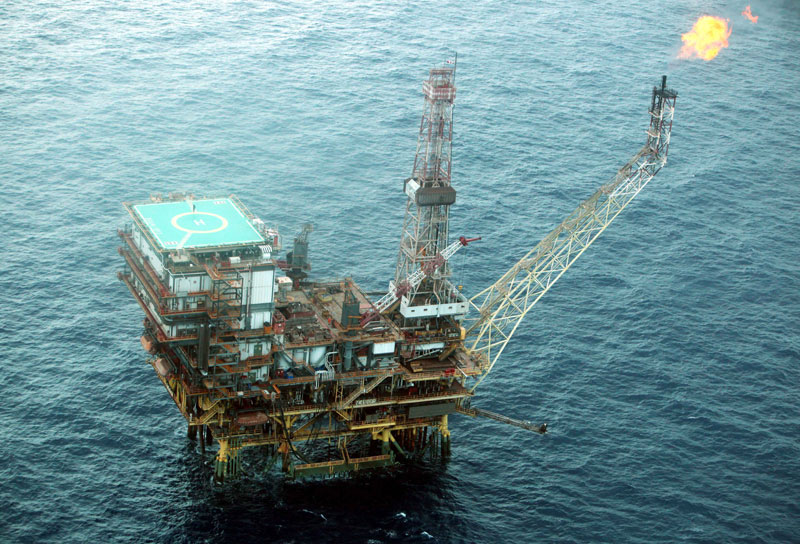 Thailand seeks to secure its energy supplies. Oil rig photo by Sabri Elmhedwi/EPA