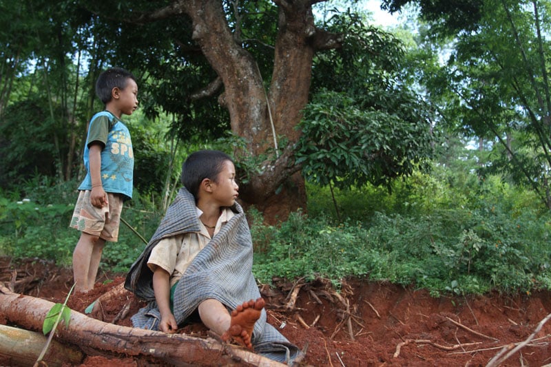 Myanmar children in Kayah State. An estimated 100,000 children are expected to have their births registered for the first time.