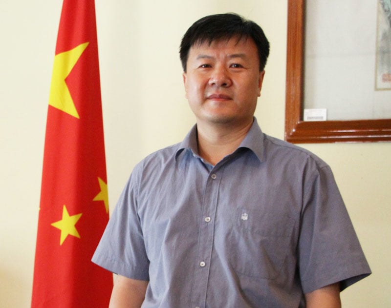 China’s consul-general in Mandalay, Mr Wang Yu. Photo: Mark Yang