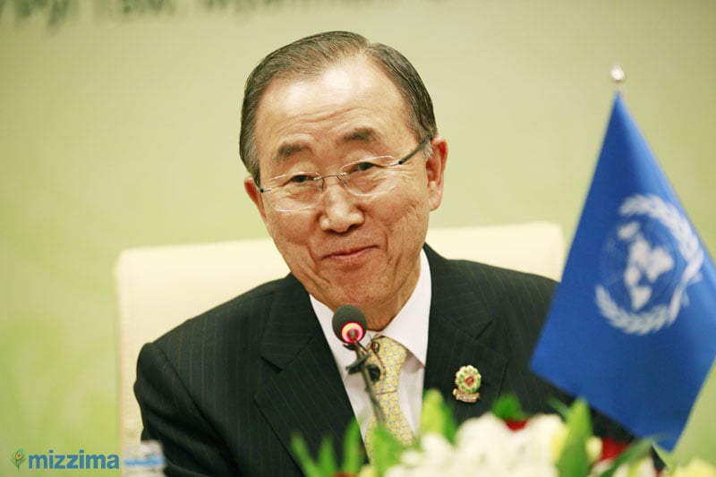 UN Secretary-General Ban Ki-moon Photo: Hong Sar/Mizzima