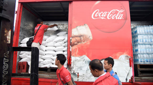 coca cola supports flood relief and rebuilding in myanmar mizzima coca cola delivery