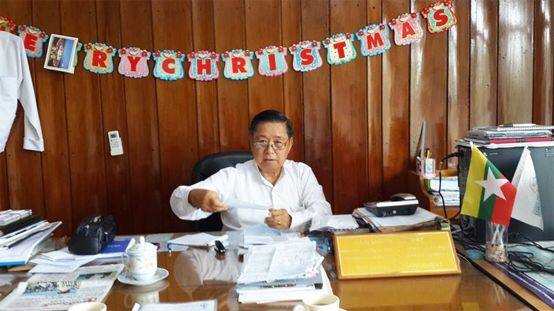 Chairman of Kayin People’s Party Saw Tun Aung Myint.