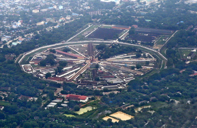 An aerial view of Insein prison in Yangon, 13 July 2015. Photo: Nyein Chan Naing/EPA
