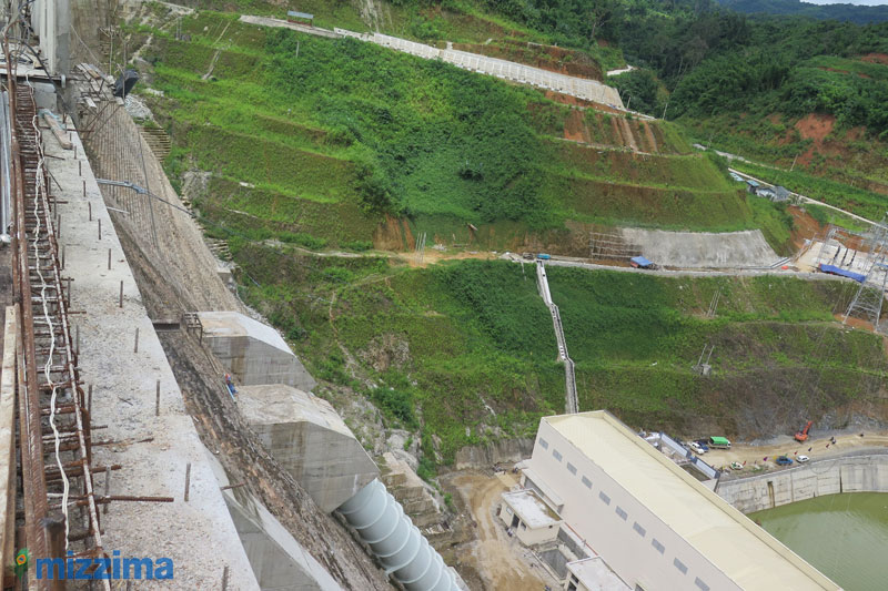 Paunglaung dam construction site - Photo: Mizzima