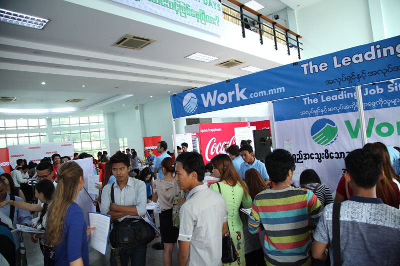 work com mm to host 2nd recruitment days fair in yangon mizzima how does a job fair work