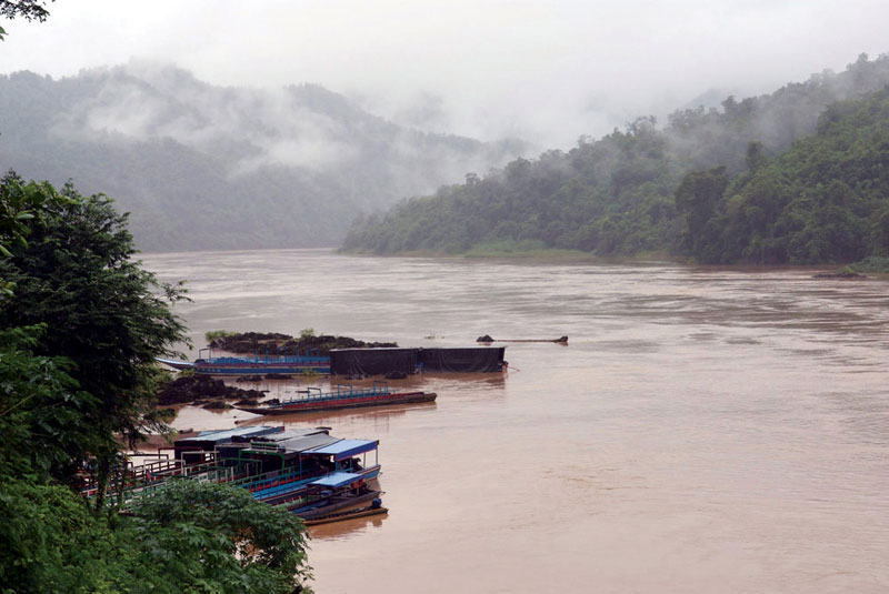 Thanlwin (Salween) River, which makes up a large scale section of the northern Thai/Myanmar border. Photo: EPA