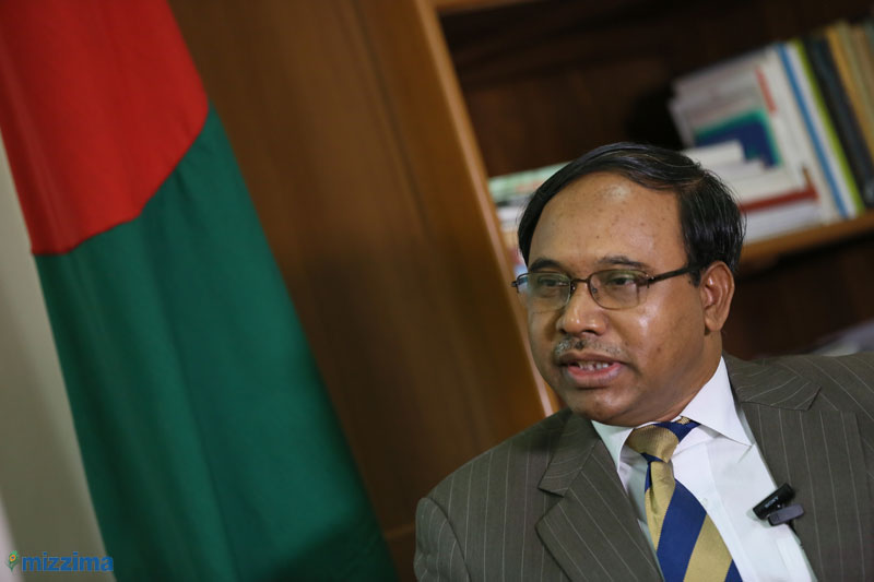 Bangladesh Ambassador Mr Mohammad Sufiur Rahman. Photo: Hong Sar/Mizzima