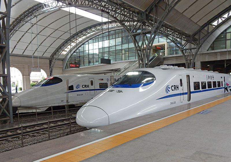 Chinese trains - Myanmar is set to become part of China's plans for a modern-day rail, road and sea Silk Road. Photo: Gwydian M. Williams
