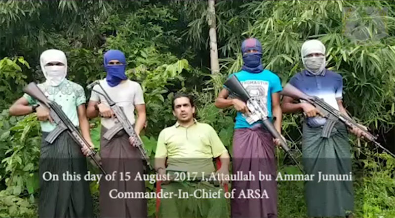 Screen grab of Youtube video show Att Ullah AKA Attaullah seated.