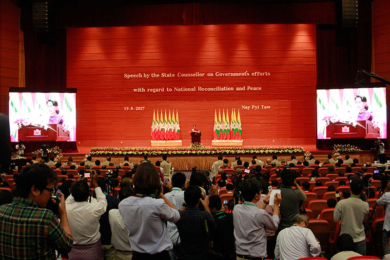 Diplomats react to State Counsellor address