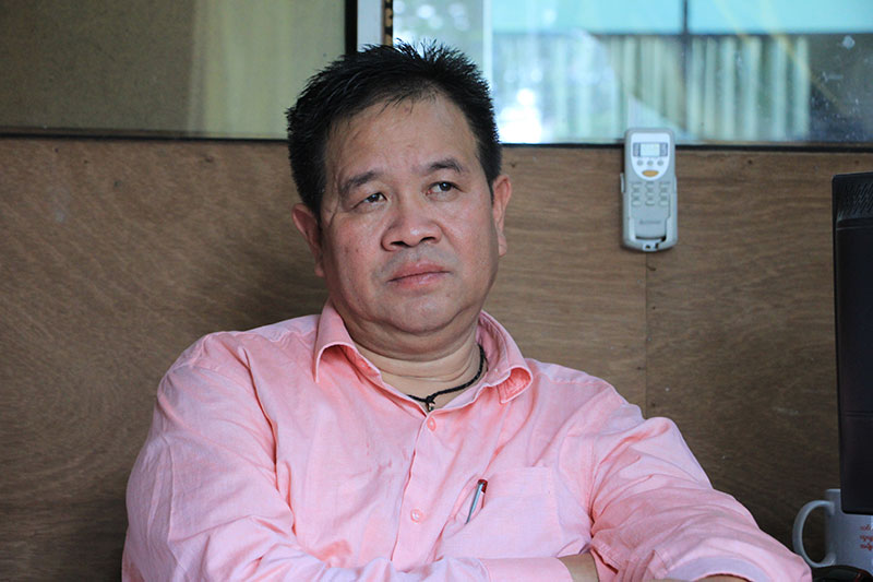 R.K Shivachandra, convenor of 'Operationalising Act East Committee" of Manipur. Photo: Subir Bhaumik