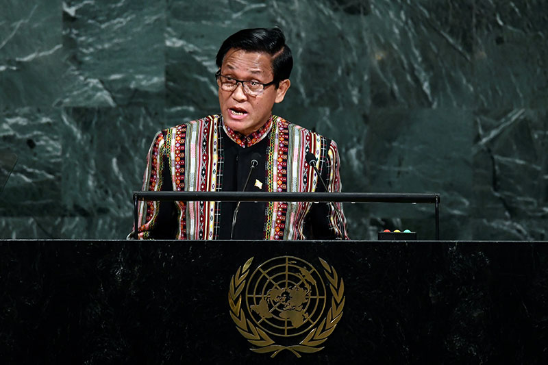 Vice President Henry Van Thio addresses the 72nd Session of UN