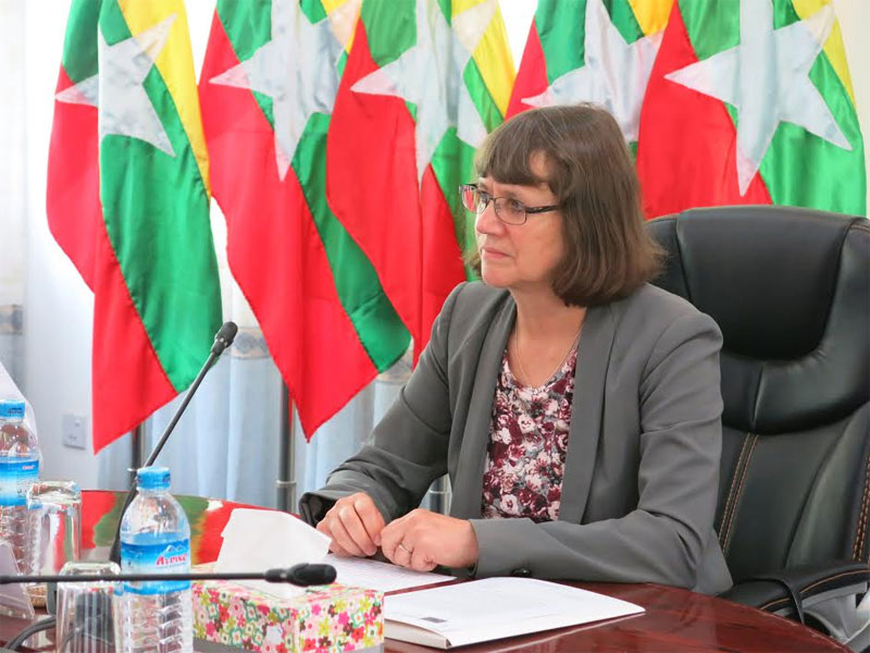 German ambassador to Myanmar Dorothee Janetzke-Wenzel. Photo: Annika Banggerter