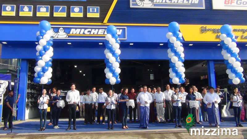 Michelin Innovative Shop brings top quality car tires to Yangon.