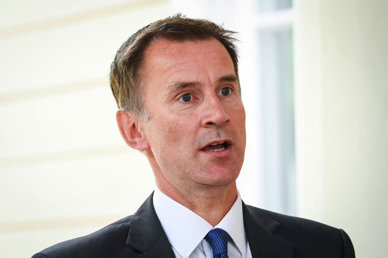 British Foreign Secretary Jeremy Hunt. Photo: EPA