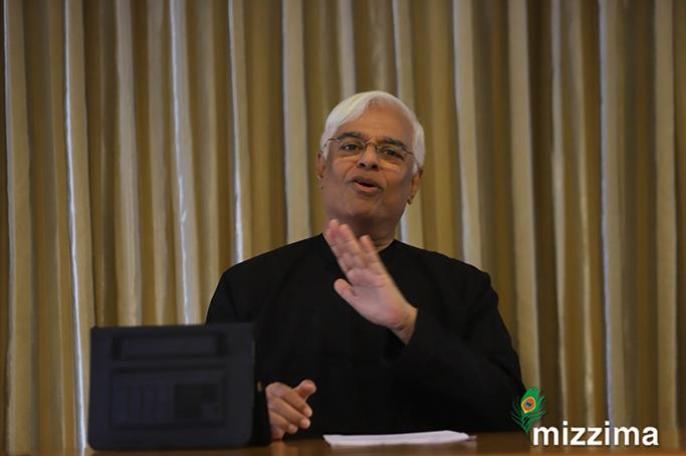 ‘House of Orchid’ owner Htay Aung speaks at a press conference in Yangon on February 27, 2020. Photo: Thet Ko/Mizzima