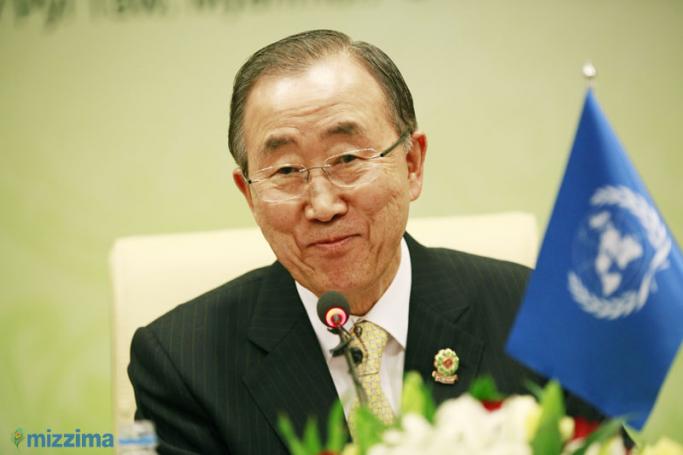 UN Secretary-General Ban Ki-moon Photo: Hong Sar/Mizzima