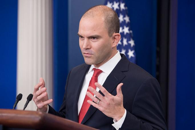 Deputy National Security Advisor For Strategic Communications Ben Rhodes. Photo: EPA