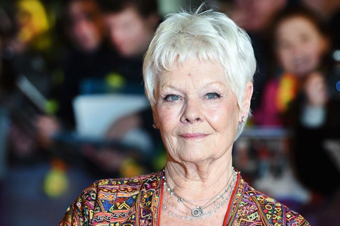 British actress/cast member Dame Judi Dench arrives for the premiere of 'The Second Best Exotic Marigold Hotel' in London, Britain, 17 February 2015. Photo: Andy Rain/EPA