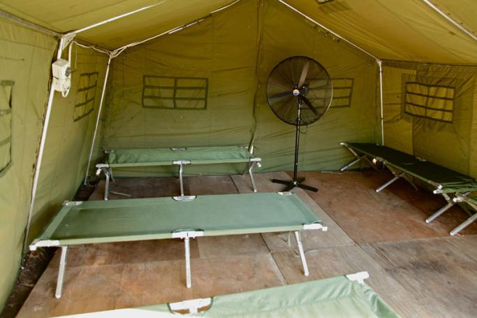 Autralian Department of Immigration and Citizenship shows the tent accomodation for asylum seekers at Manus Island, Papua New Guinea, on 21 November 2012. Photo: Department of Immigration and Citizenship Australia/EPA