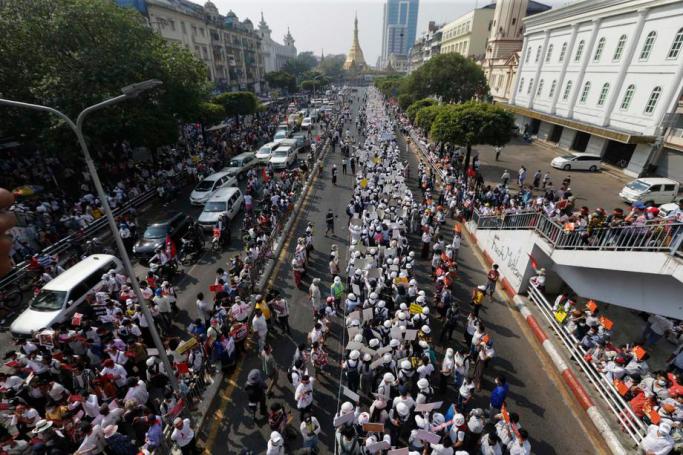 Huge rallies in Myanmar after junta threat | Mizzima Myanmar News and Insight