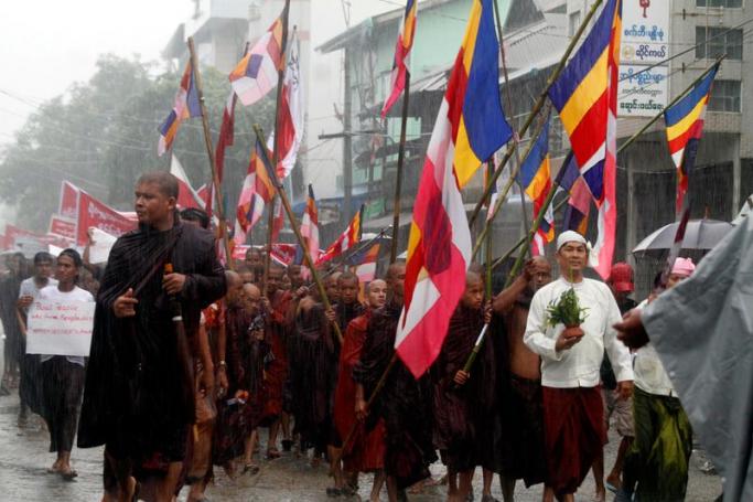 Anti-migrant protests in Myanmar's troubled Rakhine | Mizzima Myanmar News and Insight