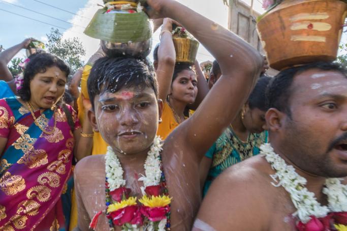 Tamils celebrate Thaipusam in Yangon. Photo: Katri Heinamaki