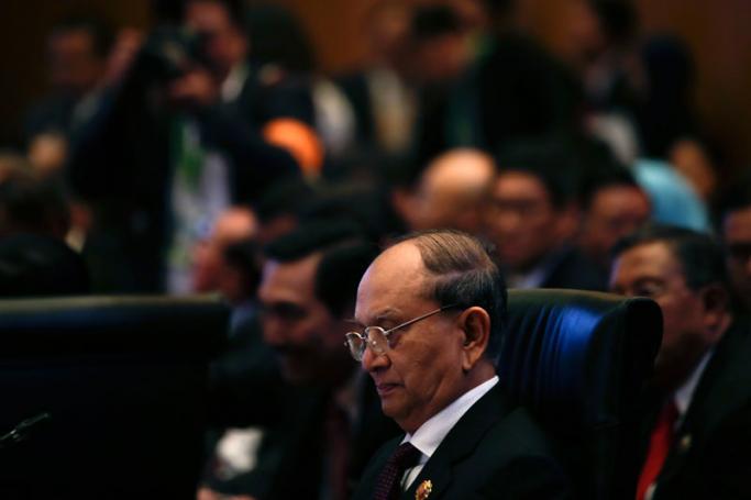 Myanmar President Thein Sein attends the 18th ASEAN Plus Three Summit during the ASEAN summit in Kuala Lumpur, Malaysia, 21 November 2015. Photo: Fazry Ismail/EPA