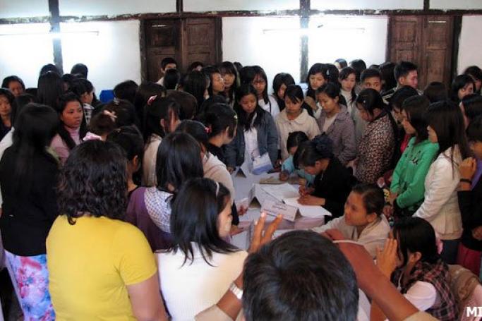 Voting in Myitkyina in Kachin State in the 2010 election. Photo: Mizzima