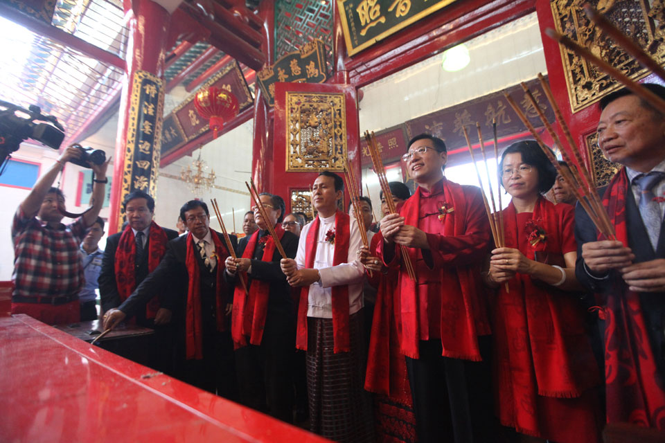 Chinese Lunar New Year celebrations begin in Yangon | Mizzima Myanmar