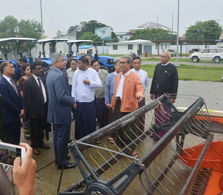 India donates agricultural equipment to Myanmar Mizzima Myanmar News