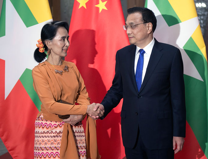 Chinese Premier Li meets with Aung San Suu Kyi to discuss ...