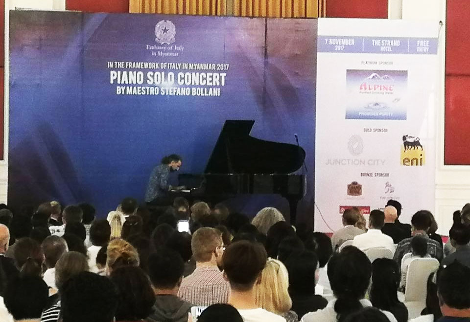 Myanmar audience shows appreciation for Italian maestro Bollani ...