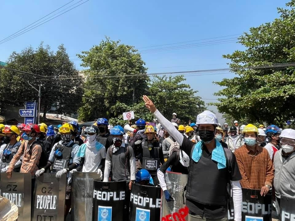 Myanmar Protesters Rally After Overnight Raids On Nld Officials Mizzima Myanmar News And Insight