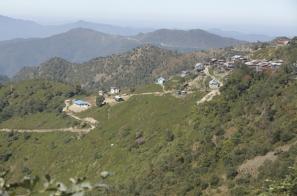 A small village in the hills of Tedim township.  Photo: Hong Sar