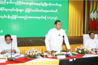 Image: Union Minister for Border Affairs Lt-Gen Tun Tun Naung / Photo: Junta media 