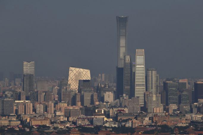 Buildings including China Zun, Beijing's tallest building, are seen in the city's central business district. Photo: AFP