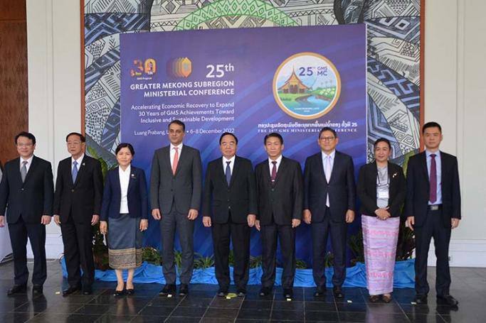 File Photo: The 25th Ministerial Conference of Greater Mekong Subregion (GMS) at Luang Prabang in Laos on December, 2022