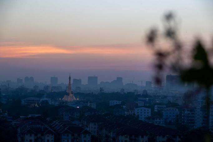 The skyline of Yangon. Photo: Lynn Bo Bo/EPA