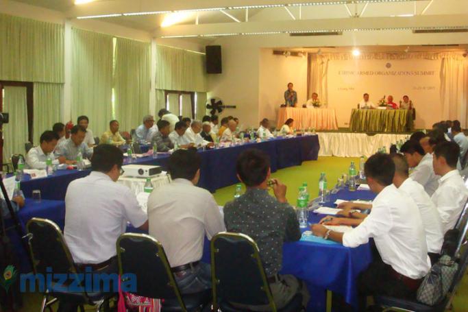 The Summit of the Ethnic Armed Organizations’ (EAOs) top leaders was held in Chiang Mai, Thailand from August 21-24. Photo: Phanida/Mizzima 
