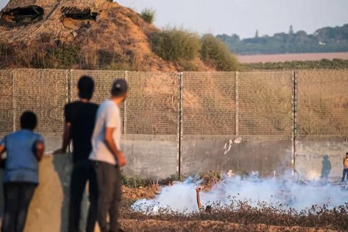 The protests along the Gaza-Israel separation fence / Photo: EPA