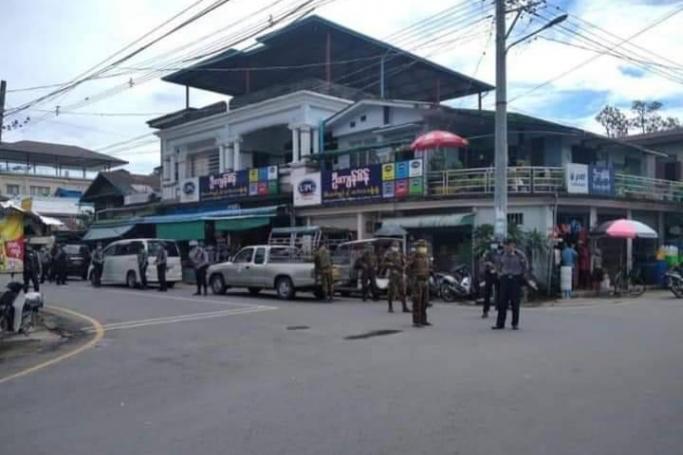 On June 2 and 22, 2023, in two separate incidents the military junta arrested a man and a woman from Paung Township, Mon State. Photo: HURFOM