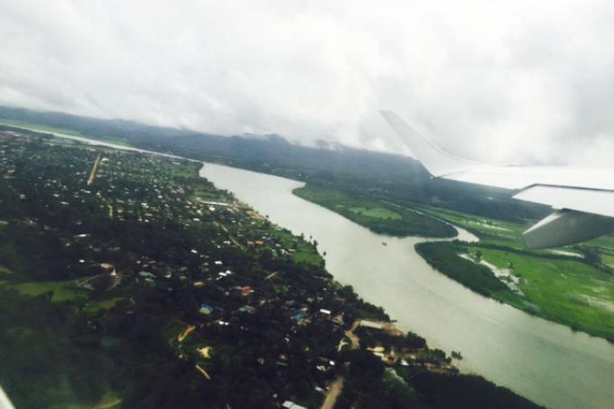 Aerial view of Dawei. Photo: Theingi Tun
