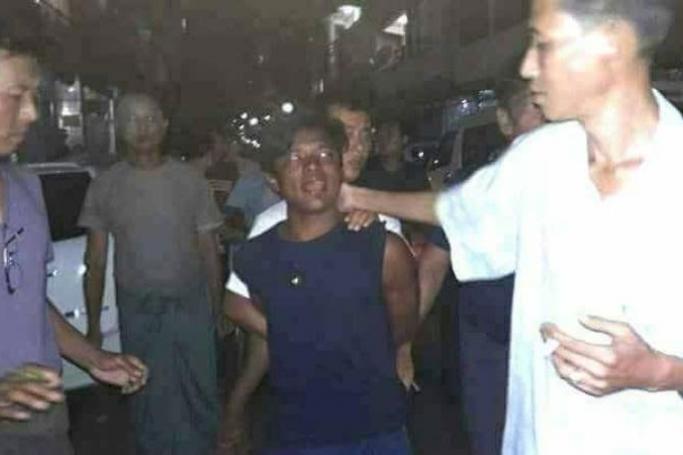 A Yangon resident sentenced to eight days in jail for public disorder after he entered a residential neighborhood and threatened to kill all Muslims in the vicinity.
