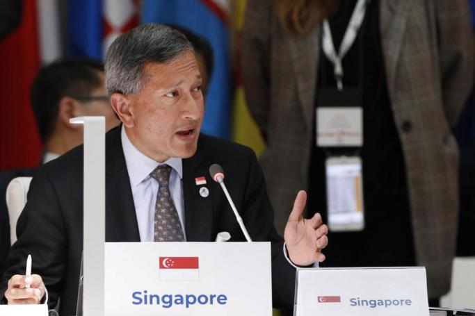 Singapore's Minister of Foreign Affairs, Vivian Balakrishnan. Photo: EPA