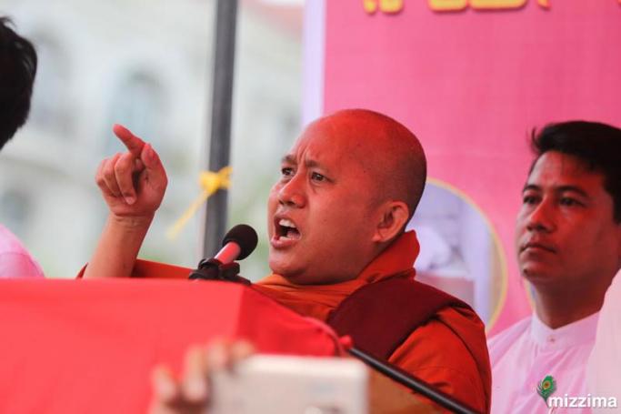 Nationalist monk Ashin Wirathu. Photo: Thura/Mizzima
