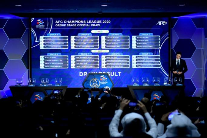 The draw for the Asian Football Confederation playoff and group stages was made at AFC headquarters in Kuala Lumpur in December, but so far less than two of the first six rounds have been played (AFP Photo / Mohd RASFAN)